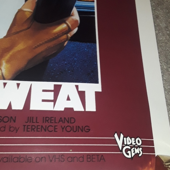 c ORIGINAL CHARLES BRONSON COLD SWEAT MOVIE POSTER - Picture 7 of 7